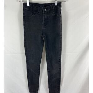 J Brand Maria High Rise Skinny Jean Black Size 24